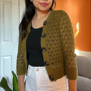 Knit old navy button up cardigan